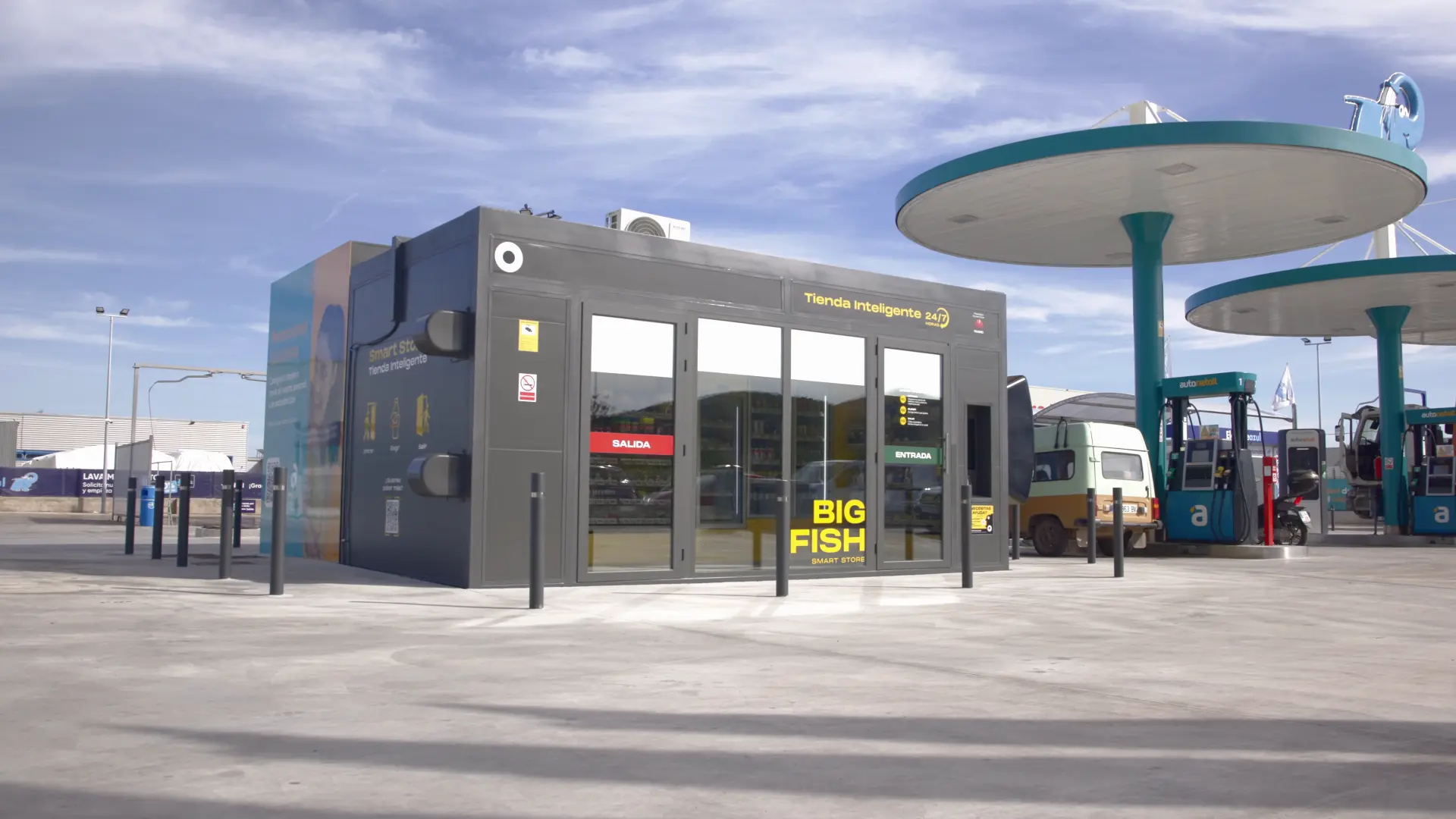 BIG FISH Smart Store en una gasolinera